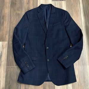 JFerrar sport coat suit coat navy blue